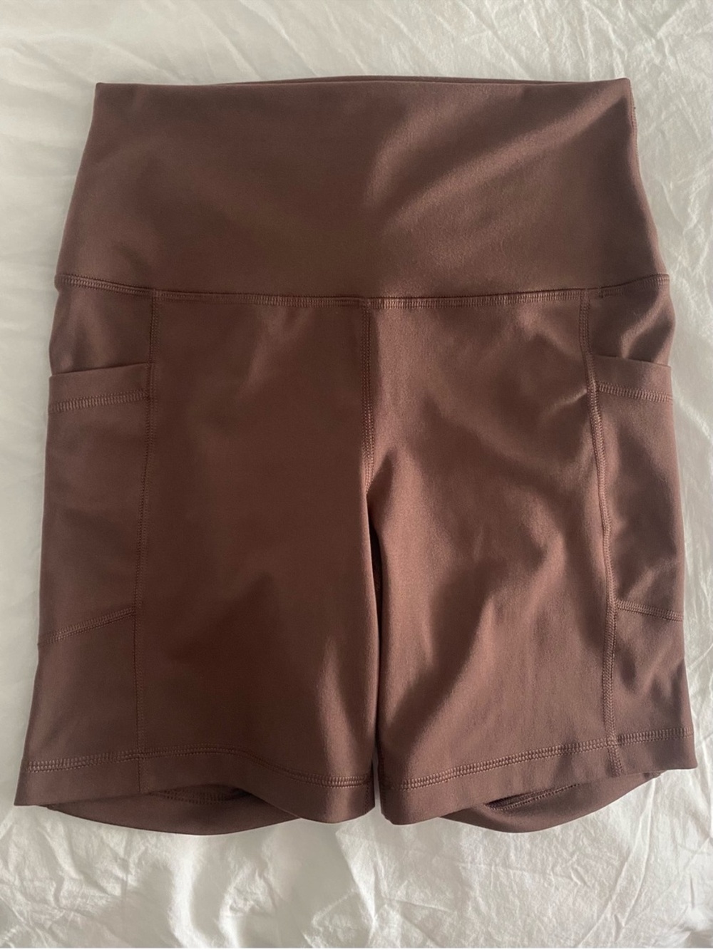 Yogalicious Yogalicious Lux Tribeca 7" Short Medium Chocolate Brown